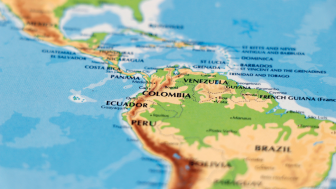 Map of Latin America